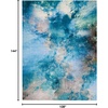 image:imageNourison Home Le Reve Seafoam 79 x 99 Area Rug  Easy Clean Non Shedding Bed Room Living Room Dining Room Kitchen 8 x 10Seafoam