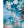 image:imageNourison Home Le Reve Seafoam 79 x 99 Area Rug  Easy Clean Non Shedding Bed Room Living Room Dining Room Kitchen 8 x 10Seafoam