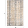 image:imageNourison Home Modern Abstract Grey Gold 710 x 10 Area Rug  Easy Clean Non Shedding Bed Room Living Room Dining Room Kitchen 8 x 10Grey Gold