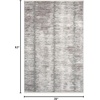image:imageNourison Home Modern Abstract Grey Gold 710 x 10 Area Rug  Easy Clean Non Shedding Bed Room Living Room Dining Room Kitchen 8 x 10Grey White