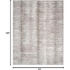 image:imageNourison Home Modern Abstract Grey Gold 710 x 10 Area Rug  Easy Clean Non Shedding Bed Room Living Room Dining Room Kitchen 8 x 10Grey White
