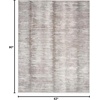 image:imageNourison Home Modern Abstract Grey Gold 710 x 10 Area Rug  Easy Clean Non Shedding Bed Room Living Room Dining Room Kitchen 8 x 10Grey White