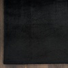 image:imageNourison Home Soft Plush Rabbit Fur Black 4 x 6 Area Rug  Easy Clean Non Shedding Bed Room Living Room Dining Room Kitchen 4 x 6Black