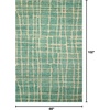 image:imageNourison Home Tahoe Modern Turqoise Green 56 x 86 Area Rug  Easy Clean Non Shedding Bed Room Living Room Dining Room Kitchen 6 x 956X86