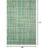image:imageNourison Home Tahoe Modern Turqoise Green 56 x 86 Area Rug  Easy Clean Non Shedding Bed Room Living Room Dining Room Kitchen 6 x 979X99