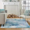 image:imageNourison Home Le Reve Seafoam 79 x 99 Area Rug  Easy Clean Non Shedding Bed Room Living Room Dining Room Kitchen 8 x 10Seafoam