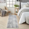 image:imageNourison Home Modern Abstract Grey Gold 710 x 10 Area Rug  Easy Clean Non Shedding Bed Room Living Room Dining Room Kitchen 8 x 10Grey White