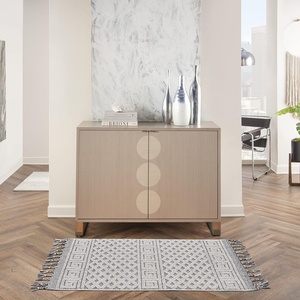 image:imageNourison Home Elwood Mocha 22 x 45 Area Rug Modern Moroccan Easy Cleaning Non Shedding Bed Room Living Room Dining Room Kitchen 2 x 4IvorySlate