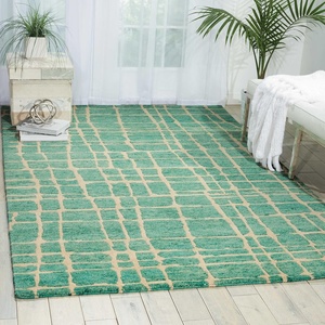 image:imageNourison Home Tahoe Modern Turqoise Green 56 x 86 Area Rug  Easy Clean Non Shedding Bed Room Living Room Dining Room Kitchen 6 x 979X99