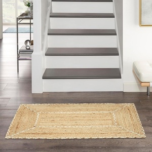 image:imageNourison Home Terrazzo Jute Natural Grey 6 x 9 Area Rug  Easy Clean Non Shedding Bed Room Living Room Dining Room Kitchen 6 x 9Natural
