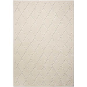 image:imageNourison Michael Amini Gleam Ivory 22 x 76 Area Rug  Easy Clean Non Shedding Bed Room Living Room Dining Room Kitchen 8 RunnerIvory