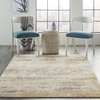 image:imageMichael Amini MA90 Uptown Beige Aqua 22 x 76 Area Rug  Easy Clean Non Shedding Bed Room Living Room Dining Room Kitchen 8 RunnerBeigeAqua