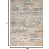 image:imageMichael Amini MA90 Uptown Beige Aqua 22 x 76 Area Rug  Easy Clean Non Shedding Bed Room Living Room Dining Room Kitchen 8 RunnerBeigeAqua