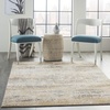 image:imageMichael Amini MA90 Uptown Beige Aqua 22 x 76 Area Rug  Easy Clean Non Shedding Bed Room Living Room Dining Room Kitchen 8 RunnerBeigeAqua
