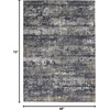 image:imageMichael Amini MA90 Uptown Beige Aqua 22 x 76 Area Rug  Easy Clean Non Shedding Bed Room Living Room Dining Room Kitchen 8 RunnerCharcoal Grey