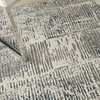 image:imageMichael Amini MA90 Uptown Beige Aqua 22 x 76 Area Rug  Easy Clean Non Shedding Bed Room Living Room Dining Room Kitchen 8 RunnerIvoryGrey