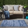 image:imageNourison Home Essentials IndoorOutdoor Denim 2 x 4 Area Rug Easy Cleaning Non Shedding Bed Room Living Room Dining Room Backyard Deck Patio 2x4Denim