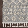 image:imageNourison Home Marrakesh Shag Moroccan Silver 22 x 4 Area Rug Easy Cleaning Non Shedding Bed Room Living Room Dining Room Kitchen 2x4Silver