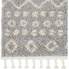 image:imageNourison Home Marrakesh Shag Moroccan Silver 22 x 4 Area Rug Easy Cleaning Non Shedding Bed Room Living Room Dining Room Kitchen 2x4Silver