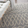 image:imageNourison Home Marrakesh Shag Moroccan Silver 22 x 4 Area Rug Easy Cleaning Non Shedding Bed Room Living Room Dining Room Kitchen 2x4Silver
