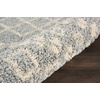 image:imageNourison Home Marrakesh Shag Moroccan Silver 22 x 4 Area Rug Easy Cleaning Non Shedding Bed Room Living Room Dining Room Kitchen 2x4Silver