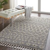 image:imageNourison Home Marrakesh Shag Moroccan Silver 22 x 4 Area Rug Easy Cleaning Non Shedding Bed Room Living Room Dining Room Kitchen 2x4Silver