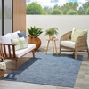 image:imageNourison Home Washable Solutions IndoorOutdoor Navy Blue 5 x 7 Area Rug Easy Cleaning Non Shedding Bed Room Living Room Dining Room Backyard Deck Patio 5x7Navy Blue