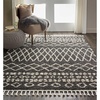 image:imageNourison Home Marrakesh Shag Moroccan Silver 22 x 4 Area Rug Easy Cleaning Non Shedding Bed Room Living Room Dining Room Kitchen 2x4Charcoal