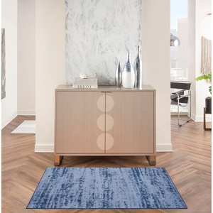 image:imageNourison Home Essentials IndoorOutdoor Denim 2 x 4 Area Rug Easy Cleaning Non Shedding Bed Room Living Room Dining Room Backyard Deck Patio 2x4Denim