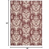 image:imageNourison Home Bbl10 Kaleidoscope Crimson Rectangle Area Rug 3Feet 6Inches by 5Feet 6Inches 36 x 56Crimson