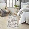image:imageNourison Home Elation Ivory Grey 2 x 3 Area Rug  Easy Clean Non Shedding Bed Room Living Room Dining Room Kitchen 2 x 3IvoryGrey