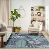 image:imageNourison Home Garden Oasis Navy 2 x 3 Area Rug  Easy Clean Non Shedding Bed Room Living Room Dining Room Kitchen 2 x 3Navy