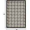 image:imageNourison Home Joab7Griffith Onyx Rectangle Area Rug 3Feet 6Inches by 5Feet 6Inches 36 x 5636X56
