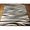 image:imageNourison Home Perception BlackWhit Rectangle Area Rug 2Feet 3Inches by 3Feet 9Inches 23 x 39BlackWhite