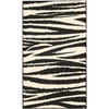 image:imageNourison Home Perception BlackWhit Rectangle Area Rug 2Feet 3Inches by 3Feet 9Inches 23 x 39BlackWhite