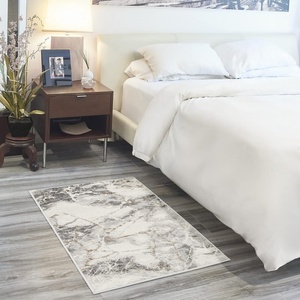 image:imageNourison Home Elation Ivory Grey 2 x 3 Area Rug  Easy Clean Non Shedding Bed Room Living Room Dining Room Kitchen 2 x 3IvoryGrey