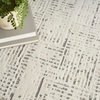 image:imageNourison Home Elation Ivory Grey 710 x Round Area Rug  Easy Clean Non Shedding Bed Room Living Room Dining Room Kitchen 8 x RoundIvory Grey