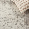 image:imageNourison Home Elation Ivory Grey 710 x Round Area Rug  Easy Clean Non Shedding Bed Room Living Room Dining Room Kitchen 8 x RoundIvory Grey
