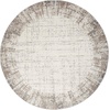 image:imageNourison Home Elation Ivory Grey 710 x Round Area Rug  Easy Clean Non Shedding Bed Room Living Room Dining Room Kitchen 8 x RoundIvory Grey