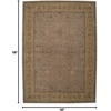 image:imageNourison Home Heritage Hall Brick 56 x 86 Area Rug  Easy Clean Non Shedding Bed Room Living Room Dining Room Kitchen 6 x 9Green