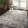 image:imageNourison Home Rustic Textures Vintage BeigeGrey 710 x round Area Rug Easy Cleaning Non Shedding Bed Room Living Room Dining Room Kitchen 8 RoundBeigeGrey