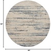 image:imageNourison Home Rustic Textures Vintage BeigeGrey 710 x round Area Rug Easy Cleaning Non Shedding Bed Room Living Room Dining Room Kitchen 8 RoundBeigeGrey