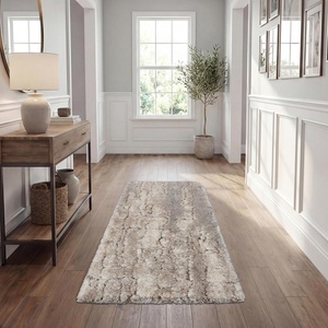 image:imageNourison Home Luxurious Shag Ivory Beige 22 x 6 Area Rug  Easy Clean Non Shedding Bed Room Living Room Dining Room Kitchen 6 RunnerIvory Beige