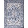 image:imageNicole Curtis Machine Washable Series 1 Traditional Navy Ivory 6 x 9 Area Rug Easy Cleaning Non Shedding Bed Room Living Room Dining Room Kitchen 6x9