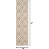 image:imageNourison Home Calabas Beige Cream 22 x 76 Area Rug  Easy Clean Non Shedding Bed Room Living Room Dining Room Kitchen 8 RunnerBeige Cream