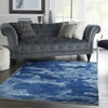 image:imageNourison Home Imprints Artistic Grey 4 x 6 Area Rug Easy Cleaning Non Shedding Bed Room Living Room Dining Room Kitchen 4x6Blue