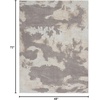 image:imageNourison Home Imprints Artistic Grey 4 x 6 Area Rug Easy Cleaning Non Shedding Bed Room Living Room Dining Room Kitchen 4x6Grey