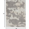 image:imageNourison Home Imprints Artistic Grey 4 x 6 Area Rug Easy Cleaning Non Shedding Bed Room Living Room Dining Room Kitchen 4x6Grey