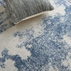 image:imageNourison Home Imprints Artistic Grey 4 x 6 Area Rug Easy Cleaning Non Shedding Bed Room Living Room Dining Room Kitchen 4x6IvoryLight Blue