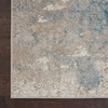 image:imageNourison Home Karma IvoryLight Blue 22 x 76 Area Rug  Easy Clean Non Shedding Bed Room Living Room Dining Room Kitchen 8 Runner39 x 59 Rectangular